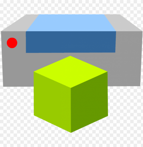 3d printing - box Isolated Object with Transparent Background PNG