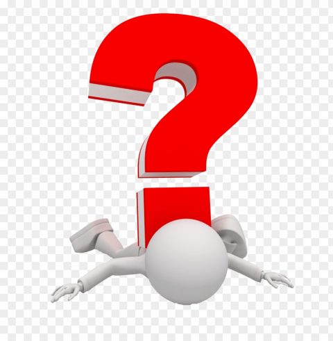 3d Question Mark PNG Isolated