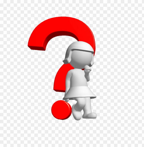 3d question marks PNG high resolution free