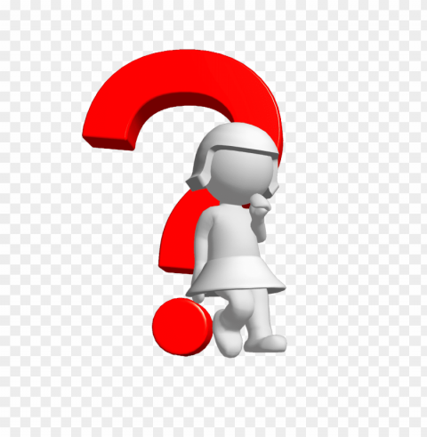 3d Question Marks PNG High Resolution Free