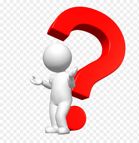3d question marks PNG Image with Clear Background Isolation