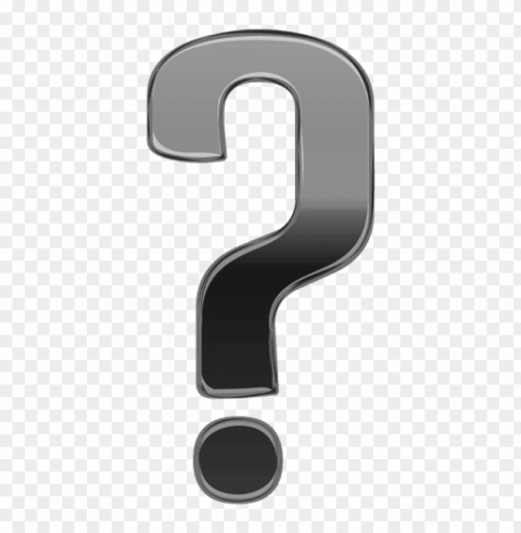 3d question marks Transparent Background PNG Isolated Character