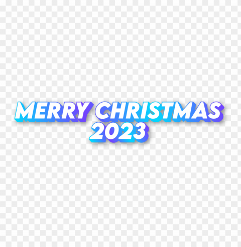 3d text effect merry christmas 2023 blue and purple PNG images alpha transparency