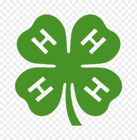 4-h club vector logo free download High Resolution PNG Isolated Illustration