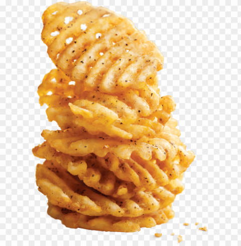 40 customers can also enjoy the savoury goodness of - crisscut fries Transparent PNG Isolated Subject Matter