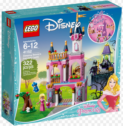 41152 sleeping beauty's fairytale - disney princess lego PNG images for personal projects