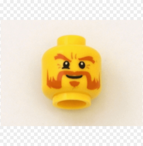 4656483 3626cpb0652 yellow minifig head beard dark - toy PNG photo without watermark