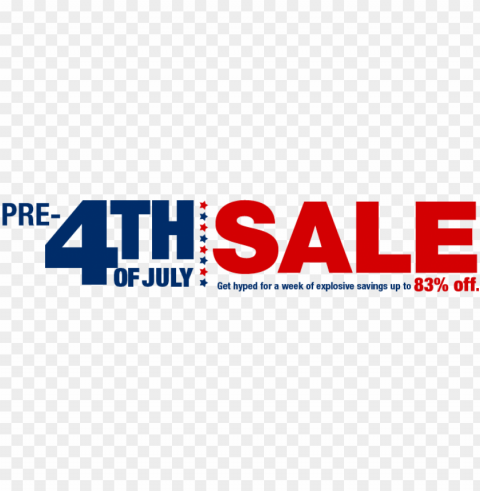 4th of july sale - pre 4th of july sale PNG images without BG