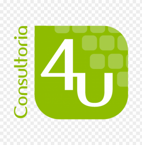 4u consultoria vector logo download free Isolated Artwork on HighQuality Transparent PNG