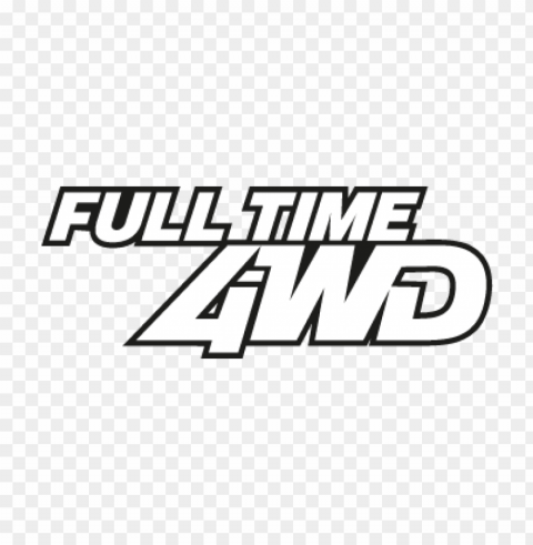 4wd fulltime vector logo free HighResolution Transparent PNG Isolated Item