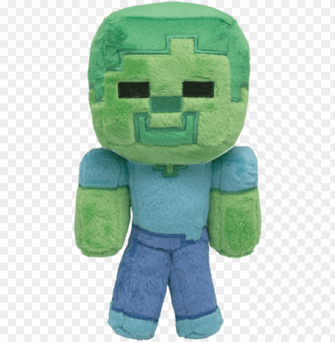 5 baby zombie plush PNG transparent graphics for projects