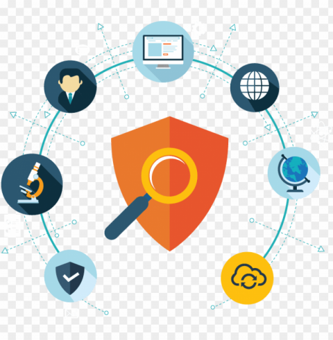 5 best mobile security testing tools that can mitigate - digital marketing doodles PNG Graphic Isolated on Clear Background