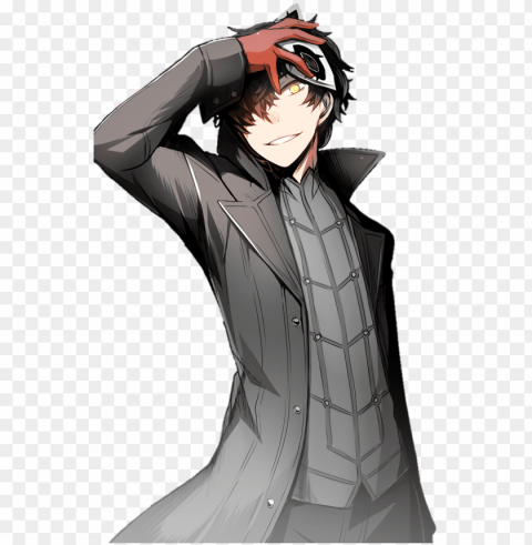 5 joker - persona 5 HighQuality Transparent PNG Isolated Object