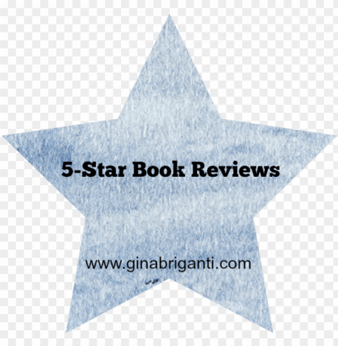 5-star book reviews poster - serif Clean Background Isolated PNG Icon