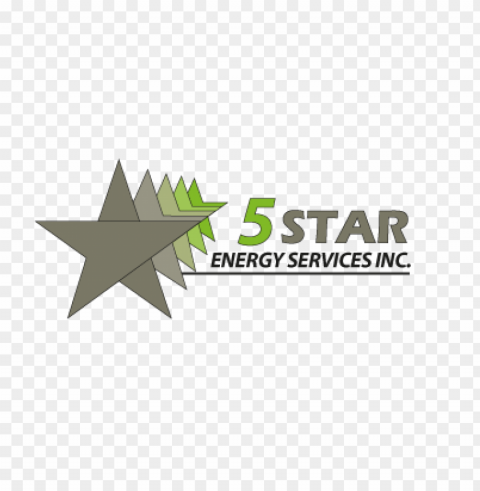 5 star energy services inc vector logo free HighResolution PNG Isolated Artwork