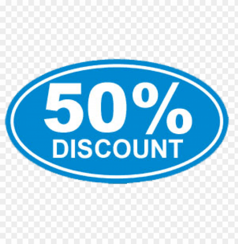50% discount blue sticker PNG images with transparent canvas assortment