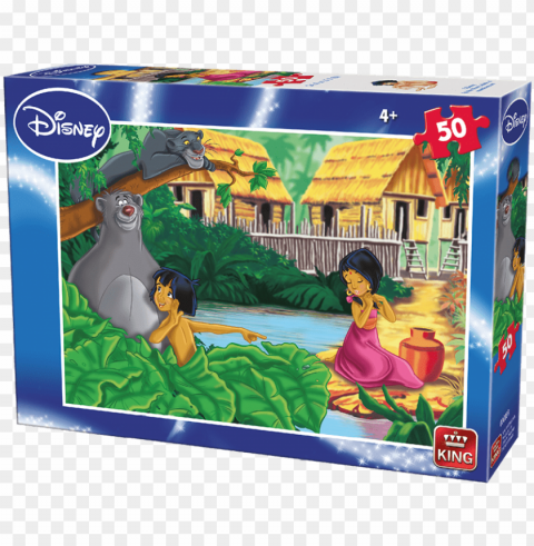 50 piece king puzzles disney jungle book PNG Image Isolated with Clear Background