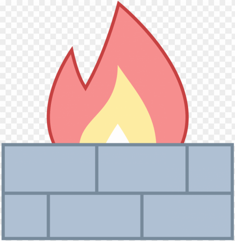 50 px - firewall icon PNG with Isolated Transparency