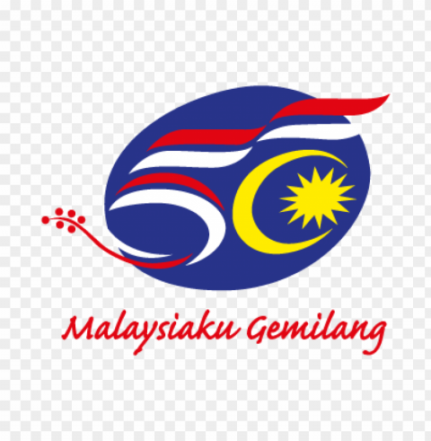 50 years malaysia vector logo PNG images with alpha transparency wide collection