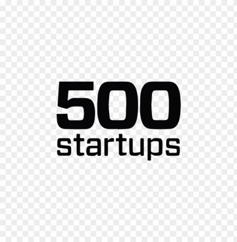 500 startups logo Transparent PNG Isolated Item