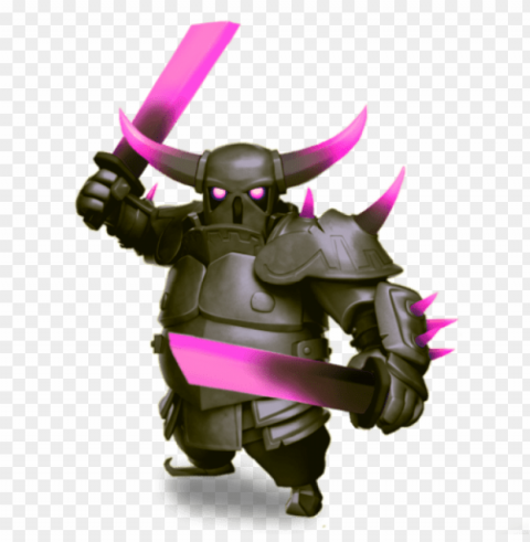 500px-pekka lvl4 - clash of clans pekka PNG Graphic with Transparent Background Isolation