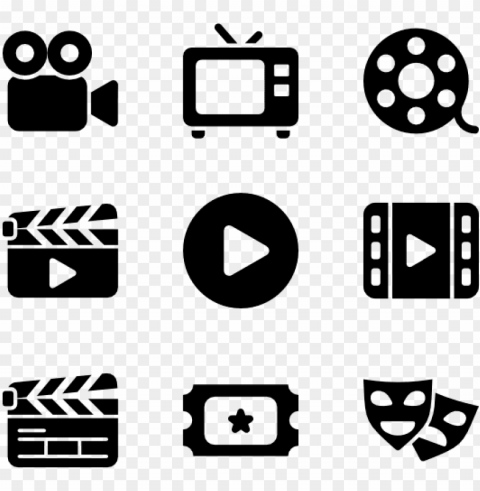 56 video camera icon packs - travel icon transparent background Isolated Graphic Element in HighResolution PNG