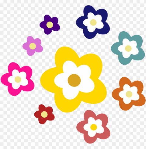 58 106k daisy1 04 mar 2015 - colorful flowers clipart PNG files with clear backdrop assortment