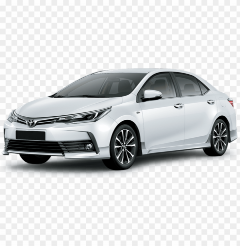 6 at t72 - toyota corolla 2019 white PNG files with clear background collection