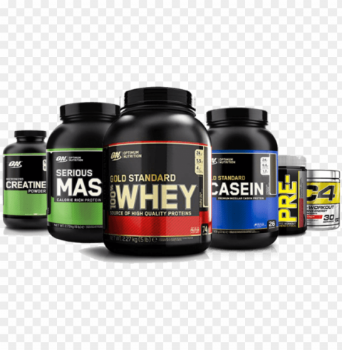 6 best supplements for gaining muscles - supplements for gym workout PNG Isolated Illustration with Clarity