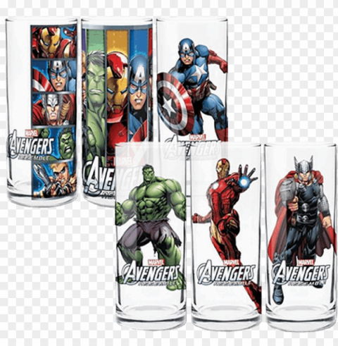 6 high ball glasses - hulk Transparent design PNG PNG transparent with Clear Background ID f4da5fc1