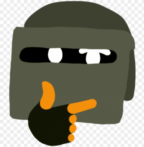 6 - rainbow six siege emoji Isolated Item on Clear Transparent PNG