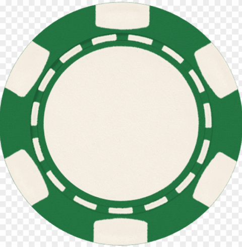 6 stripe composite poker chips - green poker chips clipart Transparent PNG picture