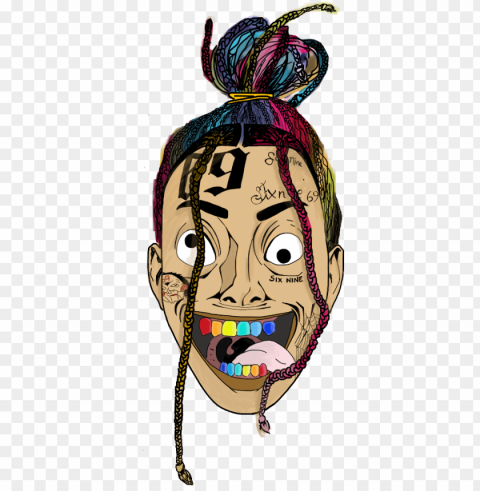 6ix9ine color 69 creepy crazy savage gucci gang sixnine - 6ix9ine High-resolution PNG images with transparency