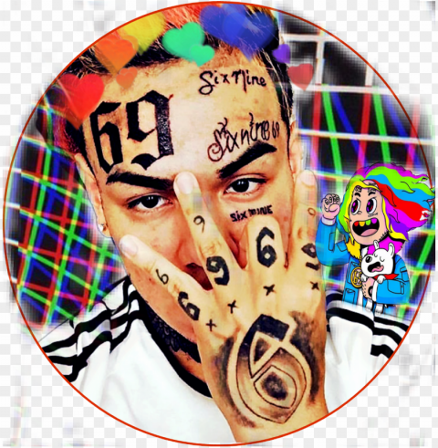 6ix9ine tattoos High-resolution PNG images with transparency