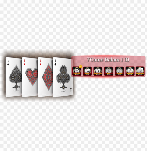 7 - playing cards system PNG files with clear background bulk download