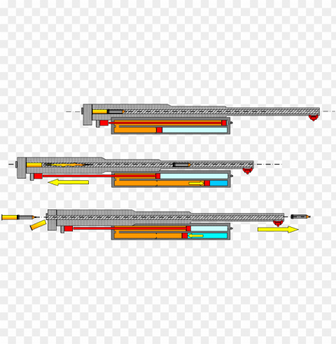 75 mm hydro-pneumatic recoiling system functionning - hydropneumatic recoil PNG files with no royalties PNG transparent with Clear Background ID c811a566