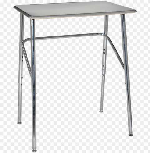 7sd40s adjustable study desk with solid plastic top - skladací kempingový stôl Transparent PNG Graphic with Isolated Object