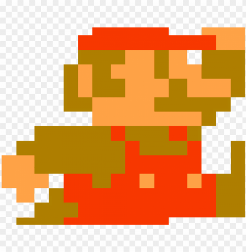 8 bit clipart classic mario - super mario bros jum PNG images with alpha transparency free