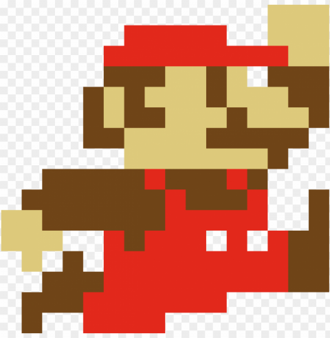 8-bit mario Transparent PNG Isolated Graphic Element PNG transparent with Clear Background ID 930c8e29