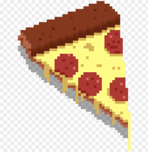 8 bit pizza PNG with no cost