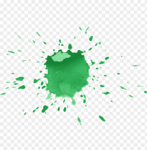 8 green watercolor drop splash - watercolor green splas PNG images with high-quality resolution
