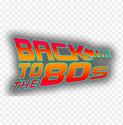 80s - back to the 80 Isolated Graphic with Transparent Background PNG