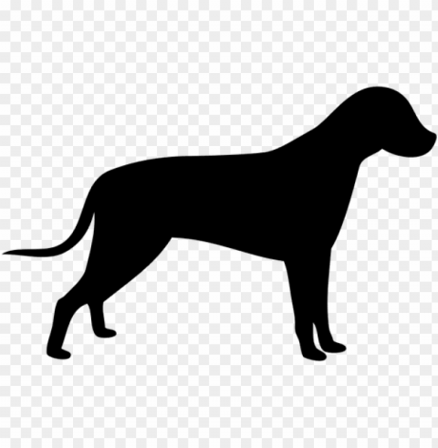 8862 dog head silhouette clip art public domain vectors - standing dog silhouette PNG files with transparent backdrop