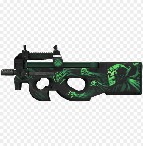 90 grim green - cs go p90 grim PNG images with no background necessary