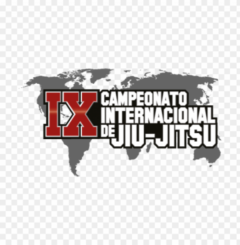 9th international jiu-jitsu championship vector logo High-resolution PNG images with transparency wide set