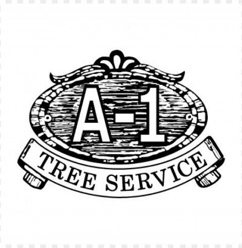 a-1 tree service logo vector PNG images with alpha transparency free