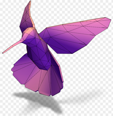 a 3d model created with vectary - origami Isolated Subject in HighQuality Transparent PNG