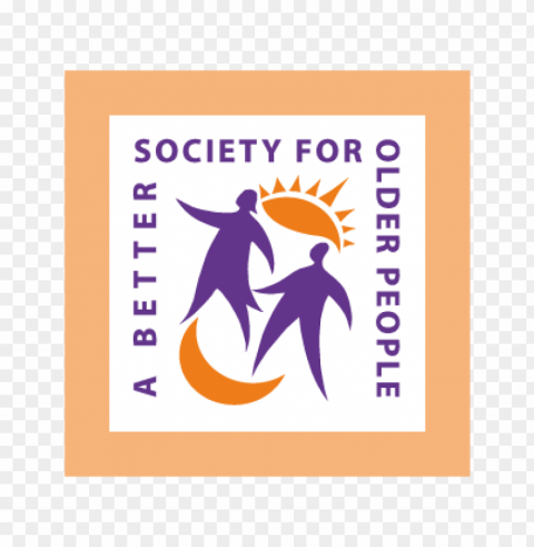 a better society for older people vector logo free download Transparent Background Isolated PNG Character