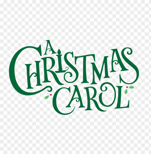 a christmas carol green PNG pictures with no background