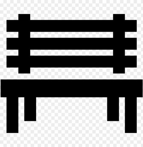 a city bench icon is shown a bench similar to a park - bench icon Images in PNG format with transparency